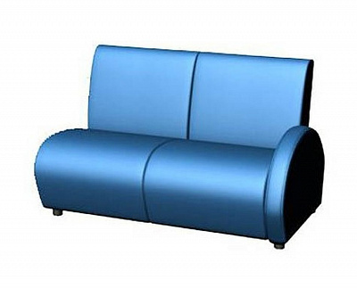 Двухместный диван с левым подлокотником Gartlex Клауд V-600/6 1210x750x780