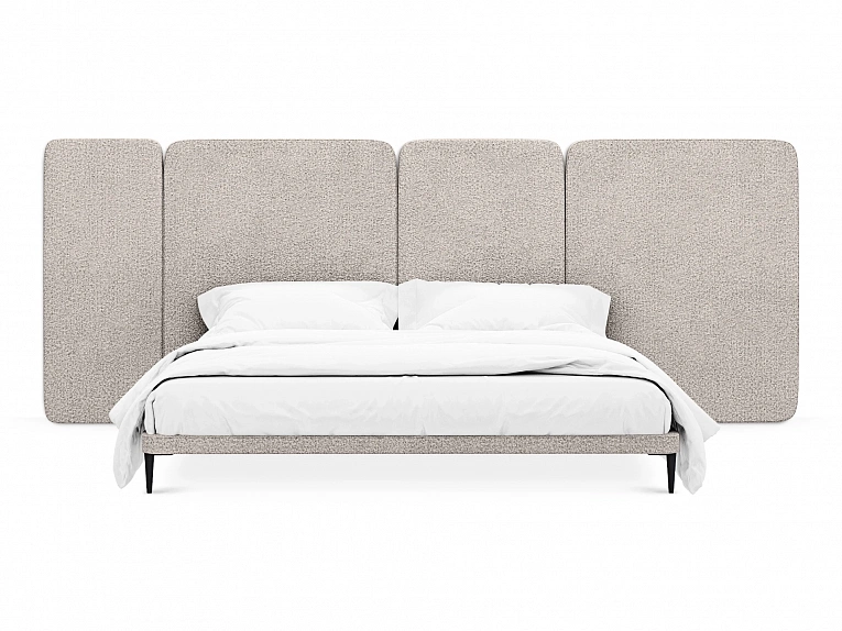 Кровать OgogoHome Licata 961619 бежевый