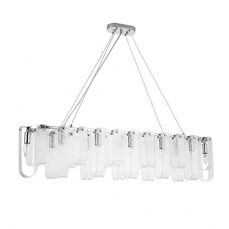 Подвесная люстра Arte Lamp DENEBOLA хром, прозрачный A4074SP-12CC