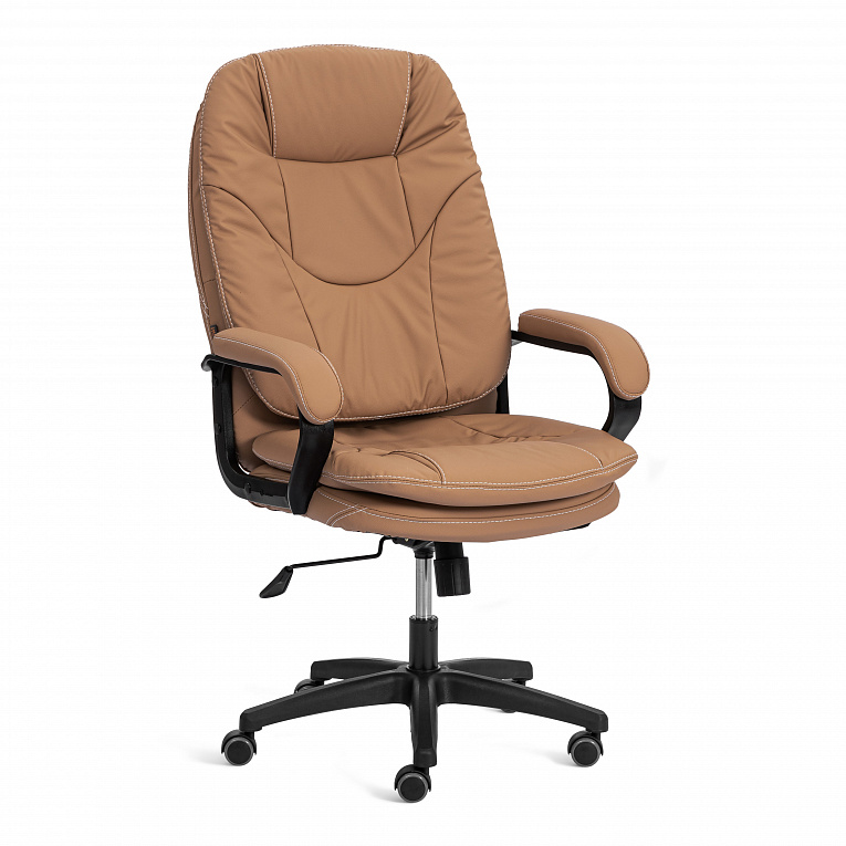 Кресло Комфорт Лт/Comfort Lt (22) Экокожа Светло-коричневый