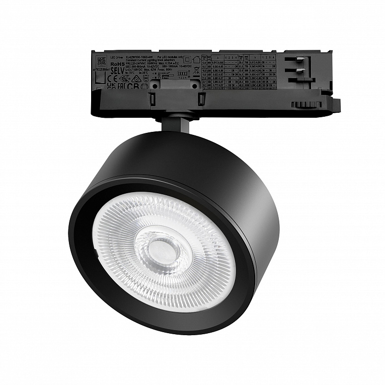 Светильник для трековой системы Quattro LED 30W 60G с адаптером Lightstar Alta Pro A5647QT60G