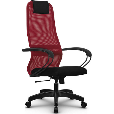 Кресло компьютерное SU-BP-8 Pl Красный / черный