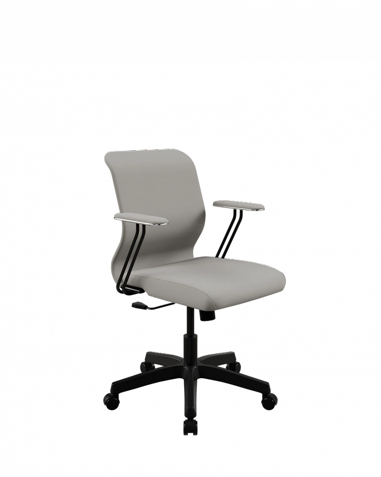 Кресло для персонала Метта ErgoLife S 8 Mr4-4T - Vivaldi /Uh00/Wh12/T4mV-b(M09.B02.G15.W01) (Серый)