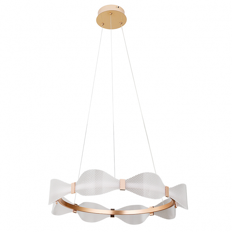 Светодиодная люстра Arte Lamp GRACE латунь, прозрачный A1868SP-1PB