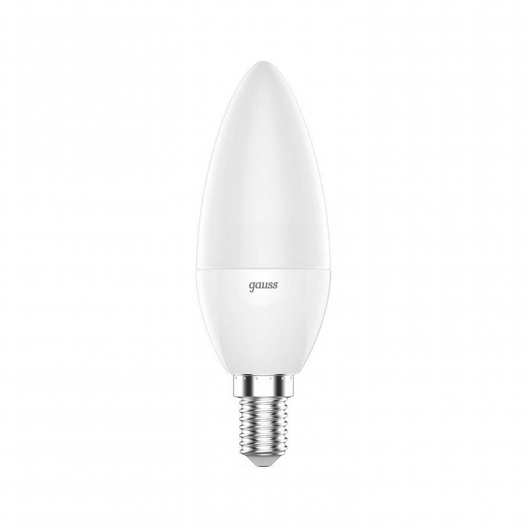 Лампа Gauss Свеча 6W E14 RGBW+димирование LED 1/10/100
