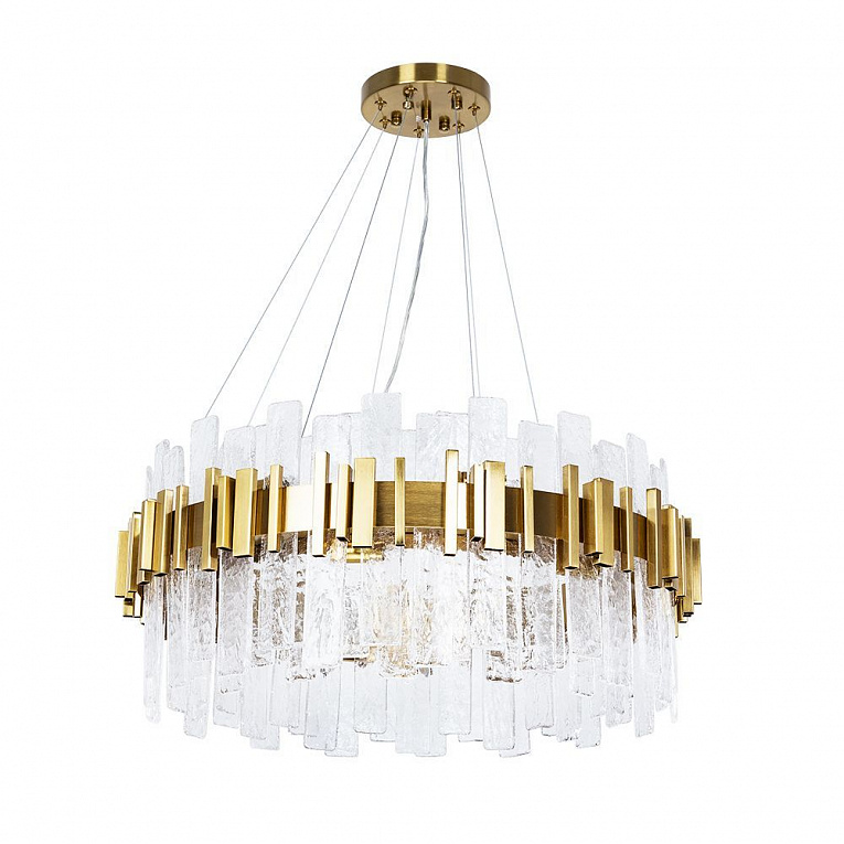 Подвесная люстра Arte Lamp ALYA коричневый, прозрачный A1053SP-14PB