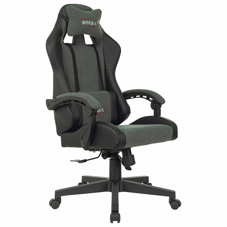 Кресло компьютерное BRABIX Striker GM-121 Черный/Серый 532961