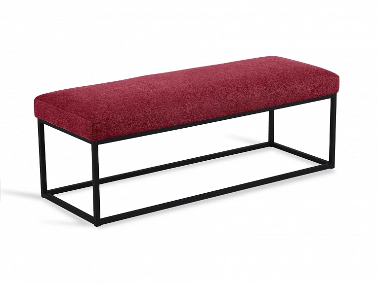 Банкетка OgogoHome Loft Flat бордовый 810240