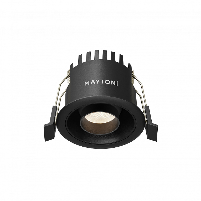 Точечный встраиваемый светильник Maytoni Омут Т DL128-10W3K-B