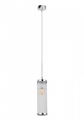 Подвесной светильник Crystal Lux TADEO SP1 D100 CHROME/TRANSPARENTE