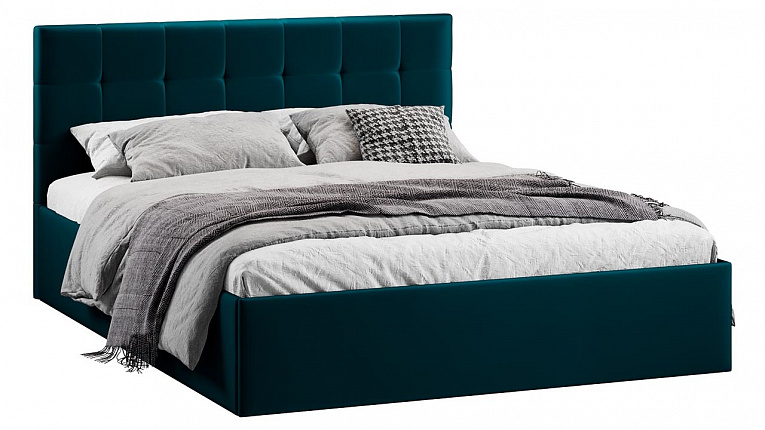 Кровать 160х200 Джоли ТриЯ велюр Confetti Izumrud