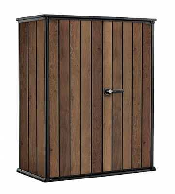 Шкаф KETER Вертикальный 1400 L (Vertical Shed) орех 17212898