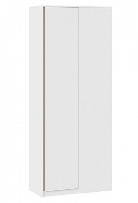 Шкаф угловой с накладкой Сканди дуб гарден белый глиняный серый СМ-386.07.023