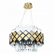 Подвесная люстра Arte Lamp Amelia черный, прозрачный A1039SP-10BK