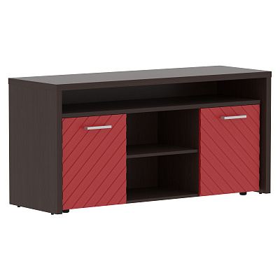 Тумба с фригобаром Skyland TORR Люкс (TORR Lux) TLTF-3D Красный / Венге Магия Z