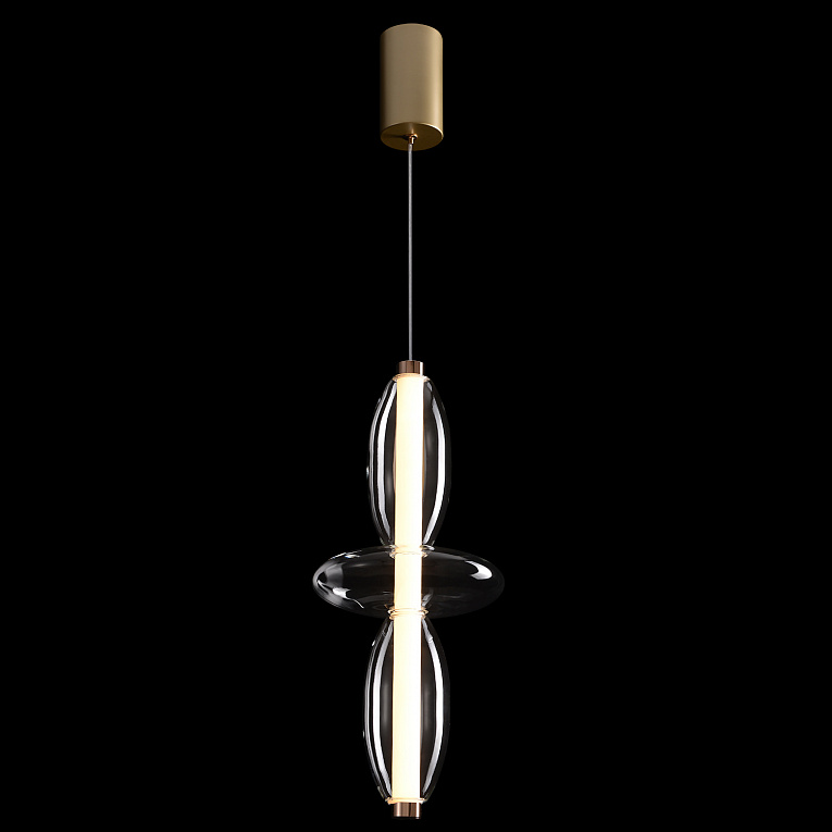 Подвесной светильник Crystal Lux QUASAR SP14W LED TRANSPARENT