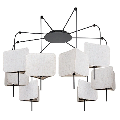 Подвесная люстра ARTE LAMP TRIXIE A7084SP-8BK
