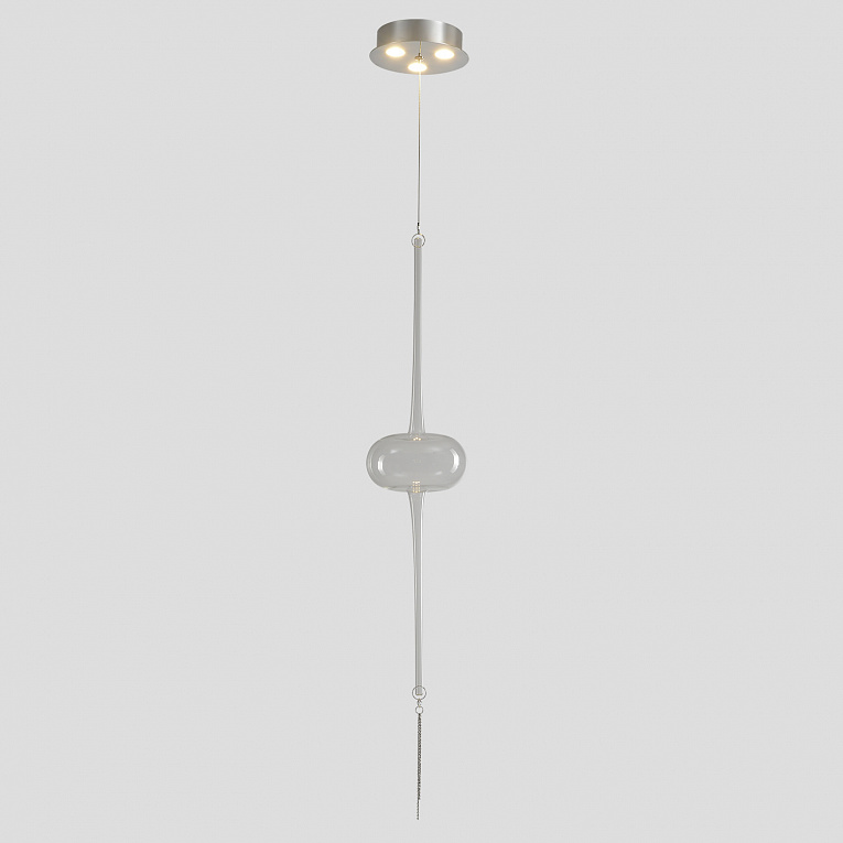 Подвесной светильник Crystal Lux GLASS SP3W LED CHROME