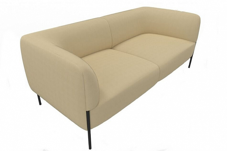 Двухместный офисный диван с подлокотниками Gartlex Каспер А-15/8 1880x870x720