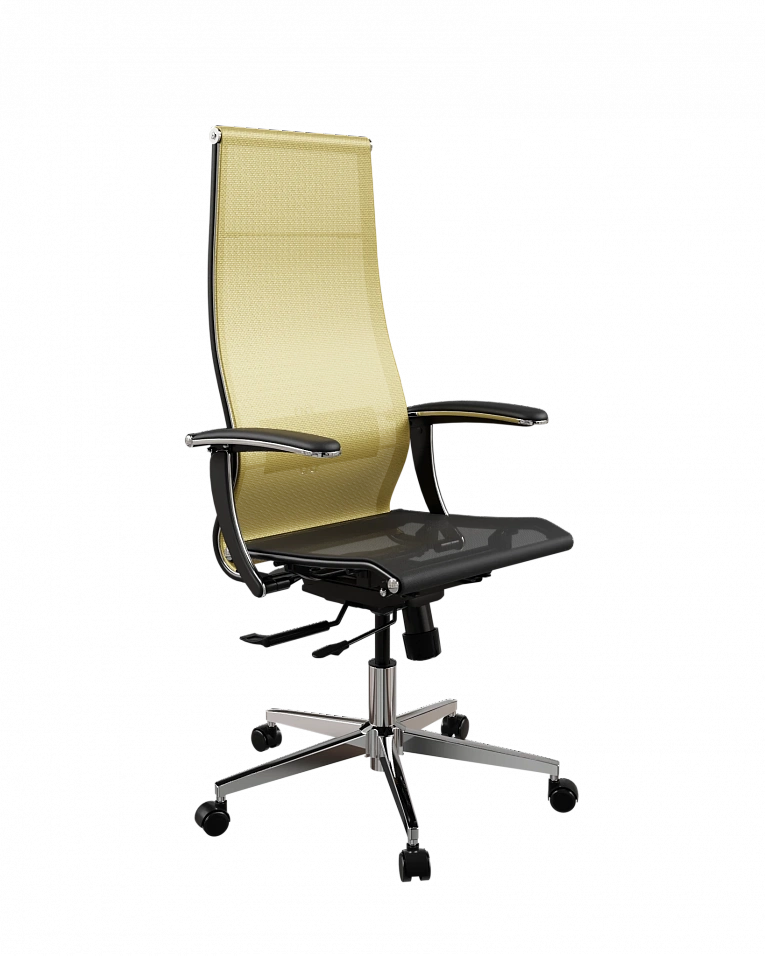 Офисное кресло Метта ErgoLife 7/подл.158/осн.Synchro 104 (Золотой ротанг/Черный 220.4.1.333)