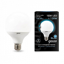 Лампа Gauss G95 16W 1540lm 4100K E27 LED 1/20