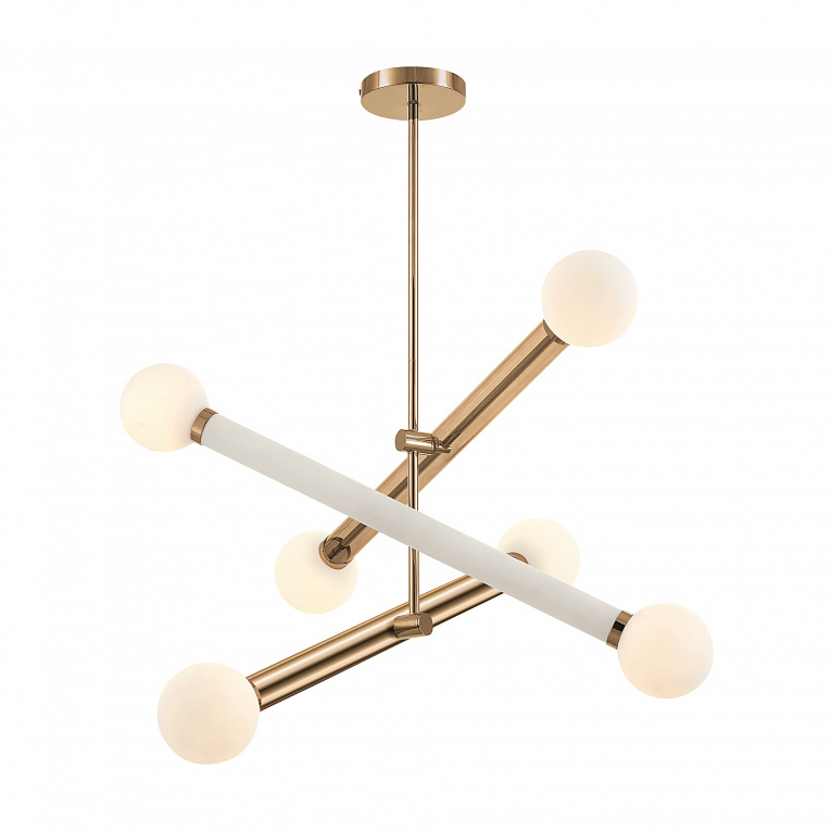 Люстра на штанге Freya Cross / Кросс FR5381PL-06G