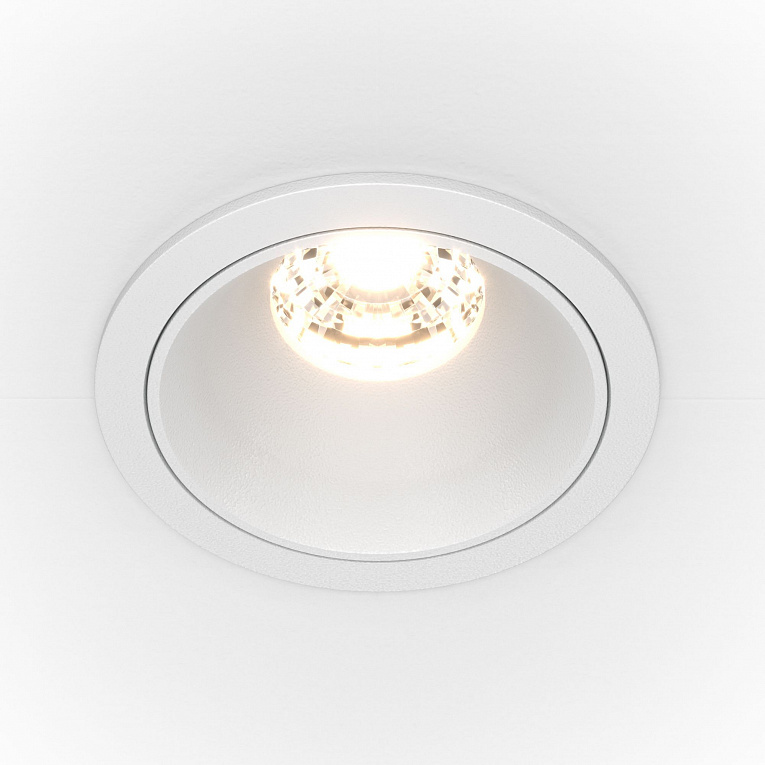Точечный встраиваемый светильник Maytoni Alfa LED / Альфа ЛЕД DL043-01-10W3K-RD-W