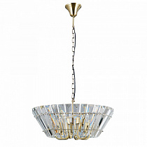 Подвесная люстра Arte Lamp FLORIZEL коричневый, прозрачный A1072SP-6AB