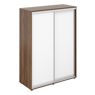 Шкаф купе Norden Сигма 1438х600х1953 высокий, з.ст. ЛДСП, 2 штанги SG.715.DM.WH Дуб Модена/Белый Снег