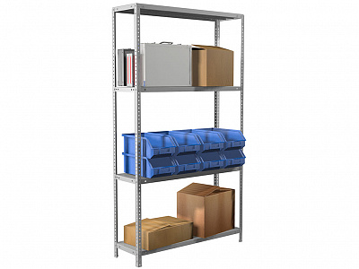 Стеллаж MS Standart 185/100x40/4 до 500 кг