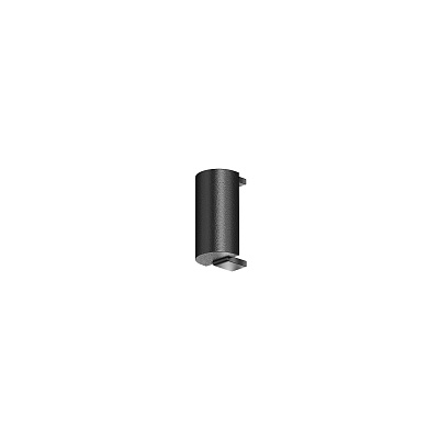 Заглушка торцевая для шинопровода Flarity, 1 шт., черный Maytoni Accessories for tracks Flarity TRA154EC-B