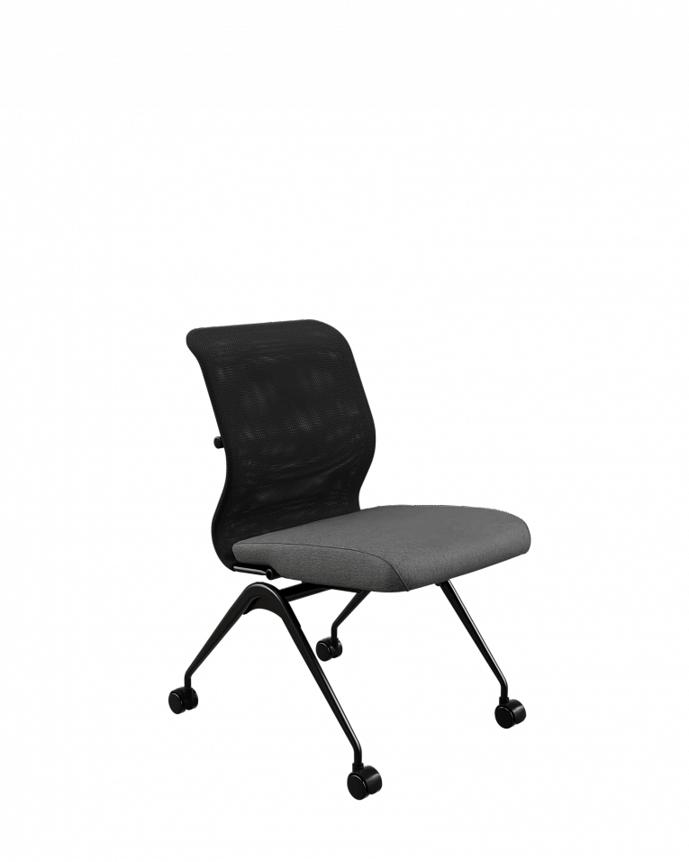 Кресло для персонала Метта ErgoLife S 8 M4-9 - X2+Bahama /Uh00/Wh12(F56.W01) (Черный/Темно-серый)