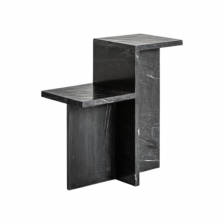 Приставной стол из черного мрамора Vical MARQUINA 35984