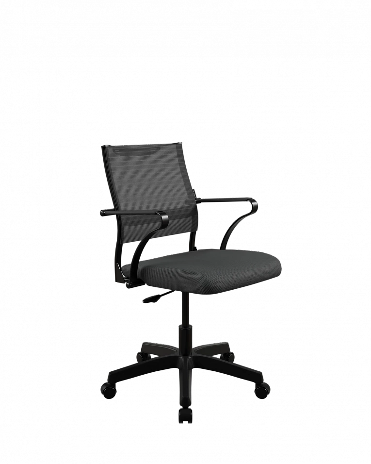 Кресло для персонала Метта ErgoLife Sit Air 24/7 M4-280K - Italy+UMF(X1) /Kb00/Wh00/K15bUMF(M01.B02.G41.W01) (Черный)