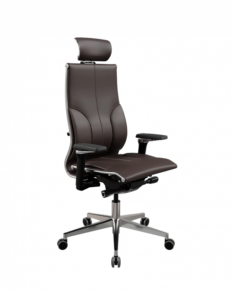 Кресло руководителя Метта Samurai B2-10D - Infinity /Kc06/Nc06/D15P/H13mL-3D(M26.B32.G25.W03) (Темно-коричневый)