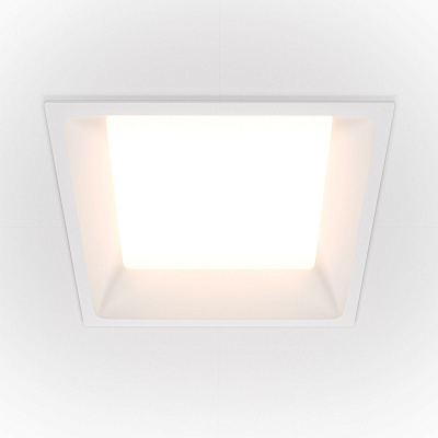 Точечный встраиваемый светильник Maytoni Okno DL054-18W3K-W