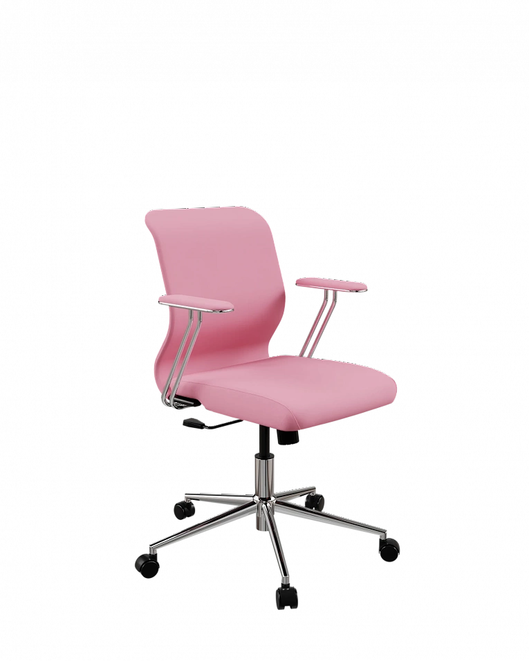 Кресло для персонала Метта ErgoLife S 8 Mr4-4T - Vivaldi /Uh00/Wh12/T4mV-c(M09.B23.G18.W01) (Розовый)