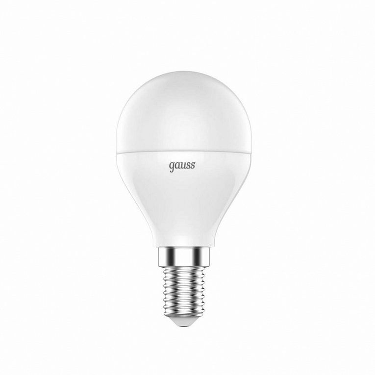 Лампа Gauss Шар 6W E14 RGBW+димирование LED 1/10/100