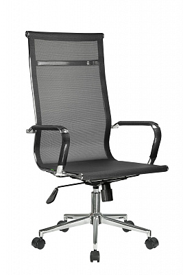 Кресло руководителя Riva Chair 6001-1SЕ с высокой спинкой черный