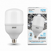 Лампа Gauss Elementary T120 42W 3600lm 4000K E27 LED 1/12