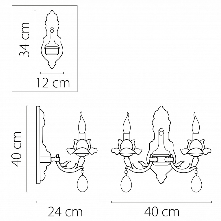 Бра Lightstar Anemone 714624