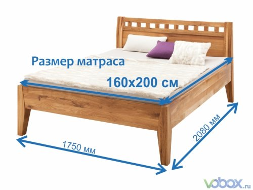 двуспальная кровать размеры