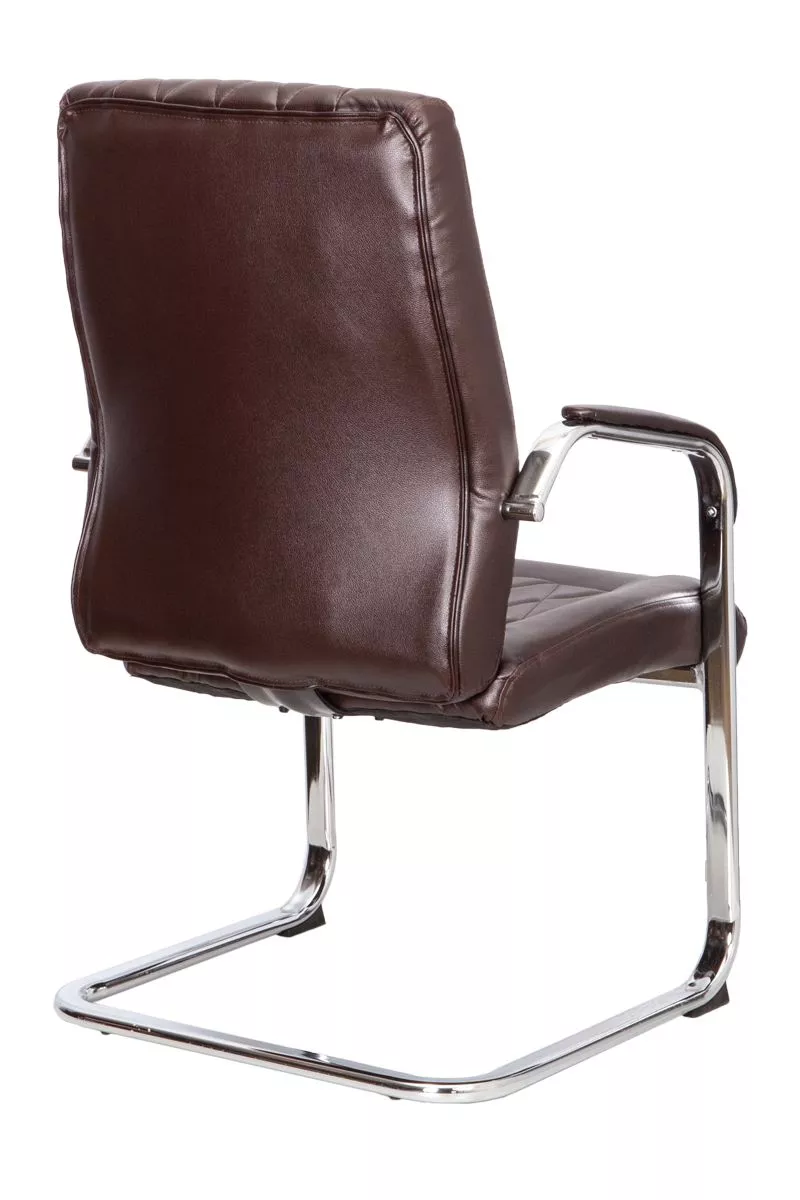 Кресло на полозьях Damask коричневый