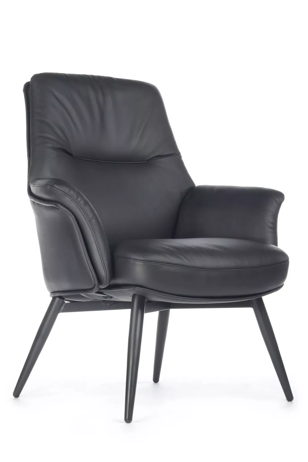 Кресло RIVA DESIGN Batisto-ST (C2018) натуральная кожа черный